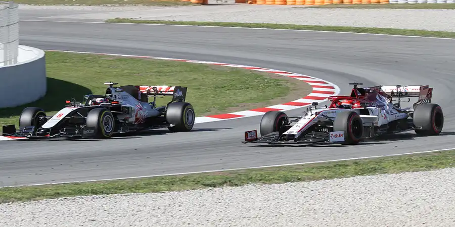 115 | 2020 | Barcelona | Haas-Ferrari VF-20 | Romain Grosjean + Alfa Romeo-Ferrari C39 | Robert Kubica | © carsten riede fotografie