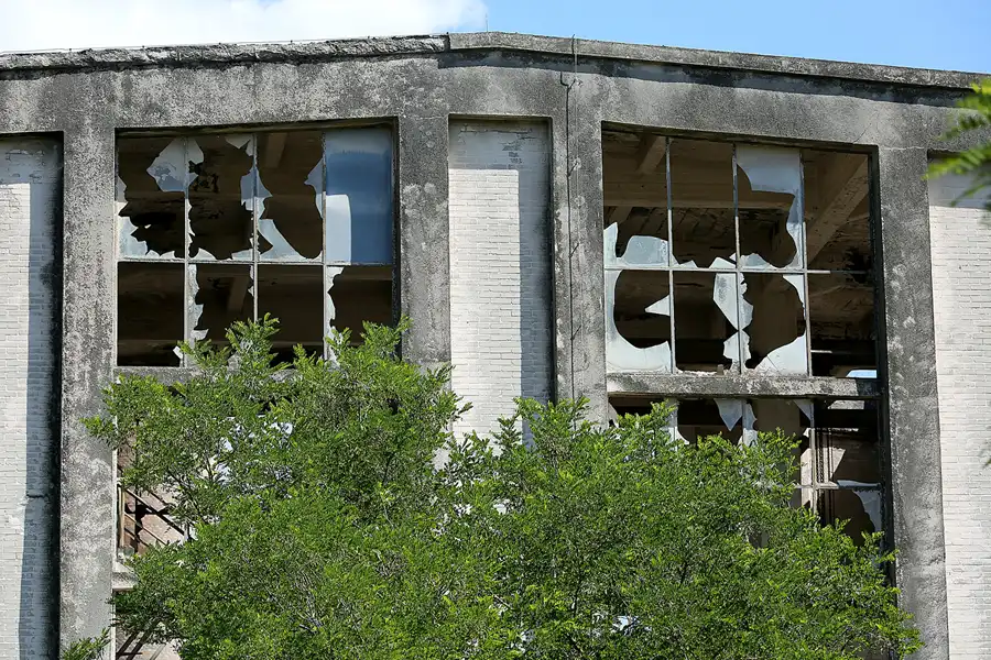 064 | 2021 | Rüdersdorf | Museumspark – Blick auf das ehemalige Chemiewerk | © carsten riede fotografie