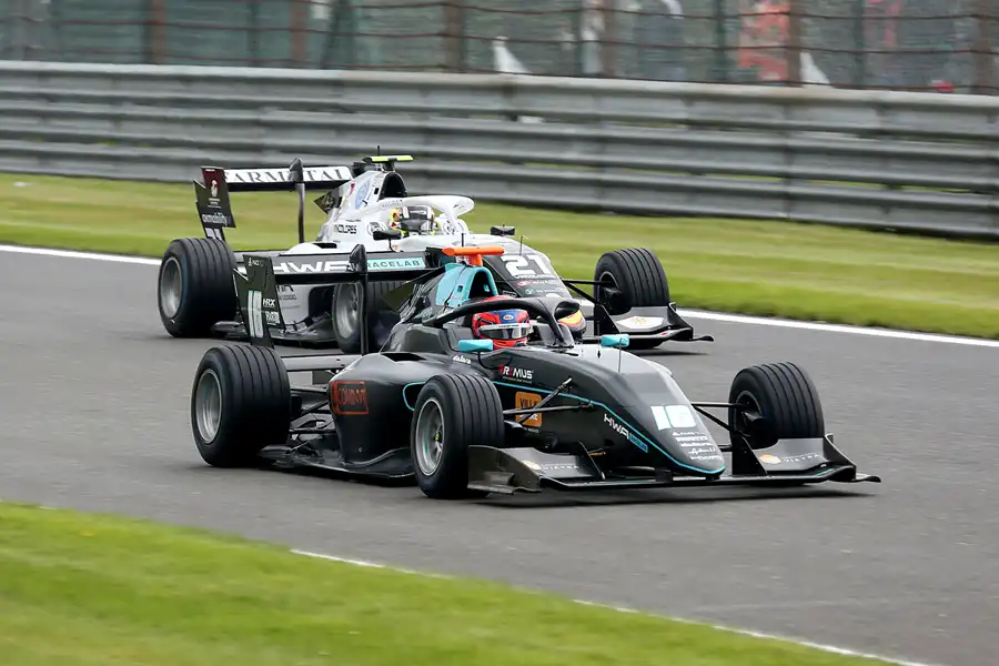 047 | 2021 | Spa-Francorchamps | FIA Formula 3 | Dallara-Mecachrome G319 | HWA Racelab| Rafael Villagomez + Dallara-Mecachrome G319 | Campos Racing | Lorenzo Colombo | © carsten riede fotografie