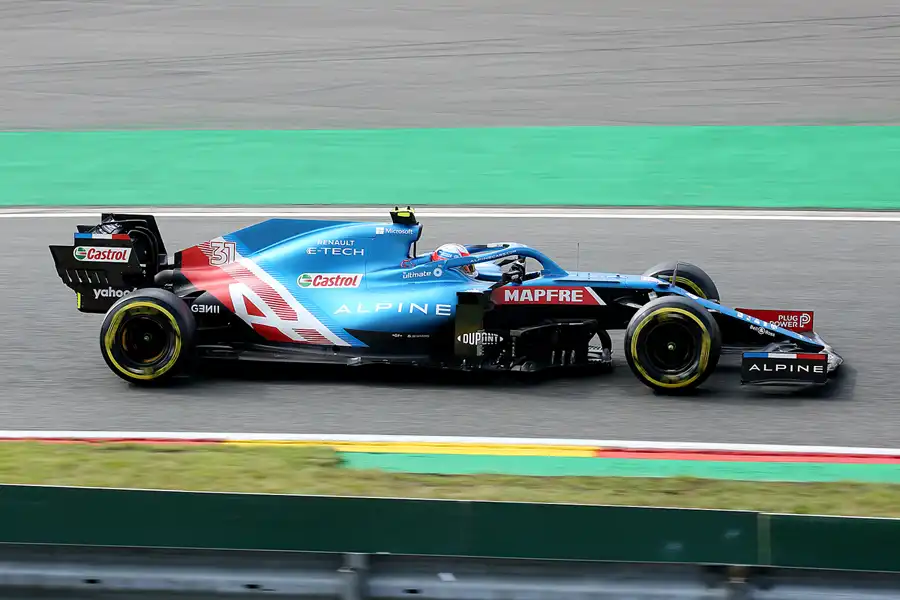 099 | 2021 | Spa-Francorchamps | Alpine-Renault A521 | Esteban Ocon | © carsten riede fotografie