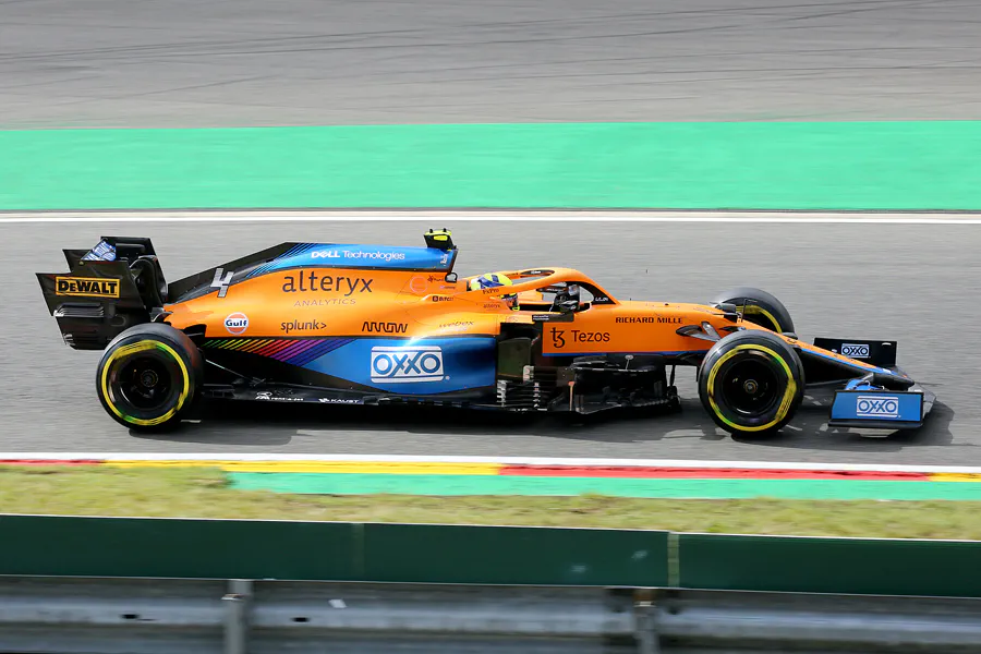 009 | 2021 | Spa-Francorchamps | McLaren-Renault MCL35M | Lando Norris | © carsten riede fotografie
