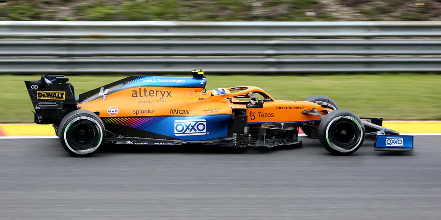 011 | 2021 | Spa-Francorchamps | McLaren-Renault MCL35M | Lando Norris | © carsten riede fotografie