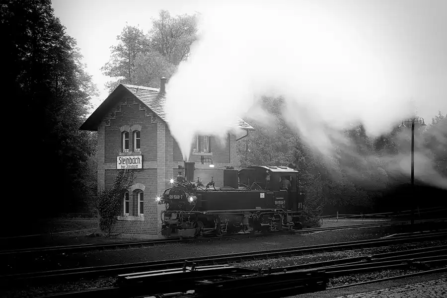 130 | 2021 | Steinbach bei Jöhstadt | Bahnhof – Pressnitztalbahn | © carsten riede fotografie