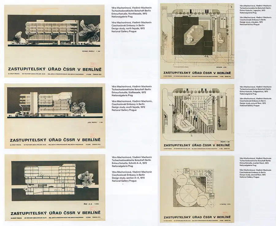 002 | 2022 | Berlin | Tschechische Botschaft – 50-jähriges Jubiläum der Entwürfe des Botschaftsgebäudes von 1972 | © carsten riede fotografie