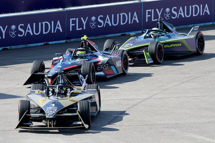 008 | 2023 | Berlin | DS E-Tense FE23  | DS Penske | Stoffel Vandoorne + Nio 333 ER9 | NIO 333 Racing | Sergio Sette Camara + Mahindra M9Electro | ABT Cupra Formula E Team | Nico Müller | © carsten riede fotografie