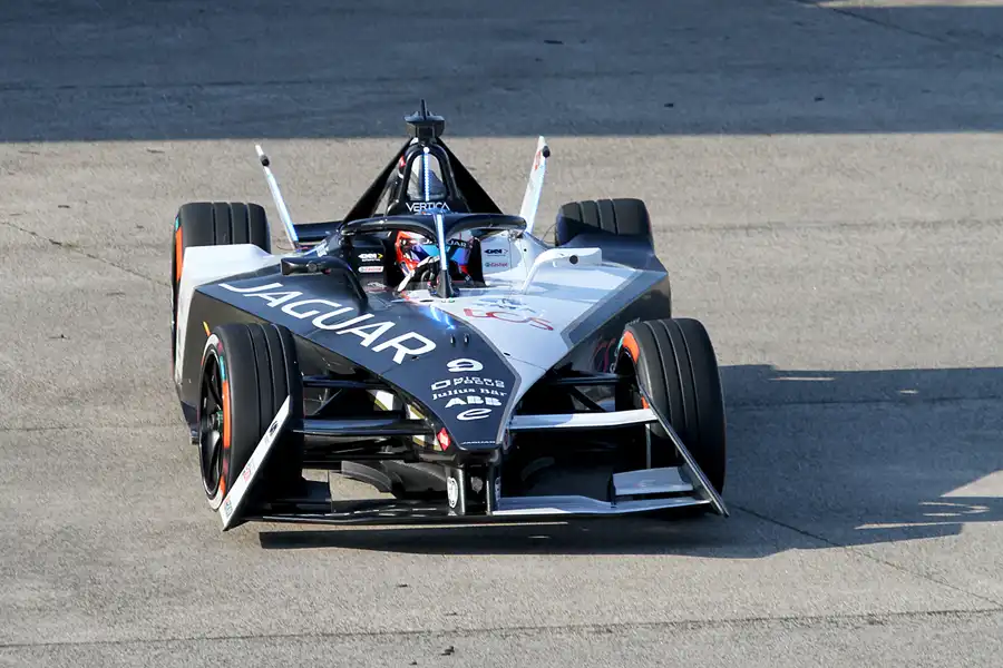 017 | 2023 | Berlin | Jaguar I-Type 6 | Jaguar TCS Racing | Mitch Evans | © carsten riede fotografie