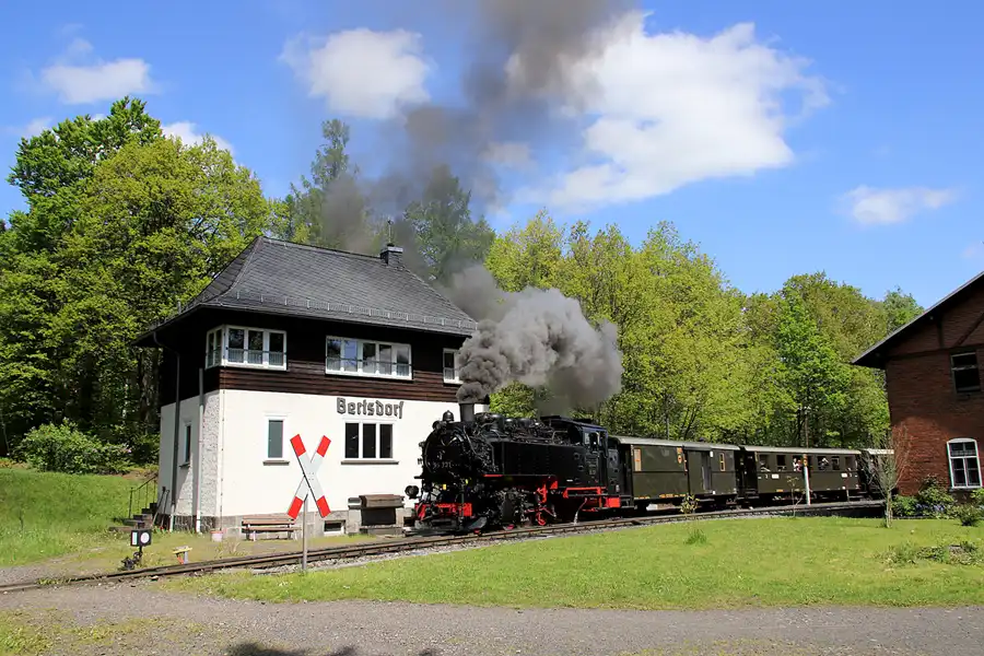 055 | 2023 | Bertsdorf | Zittauer Schmalspurbahn – Bahnhof Bertsdorf | © carsten riede fotografie