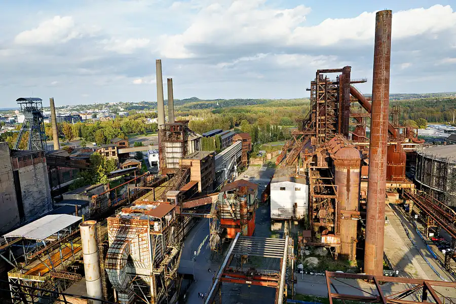 032 | 2023 | Ostrava | Dolni Vitkovive – Witkowitzer Eisenwerke – Blick vom Bolt Tower | © carsten riede fotografie