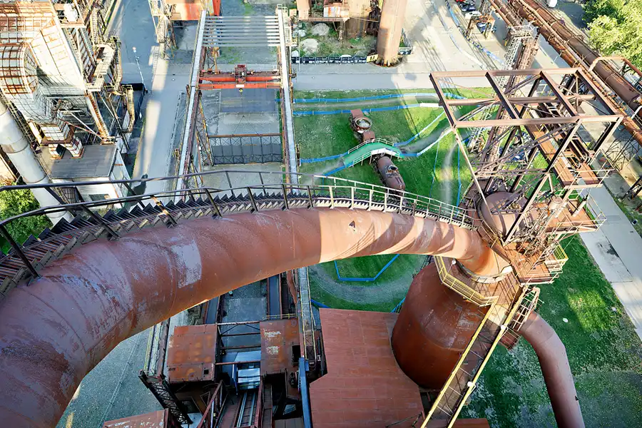 040 | 2023 | Ostrava | Dolni Vitkovive – Witkowitzer Eisenwerke – Blick vom Bolt Tower | © carsten riede fotografie