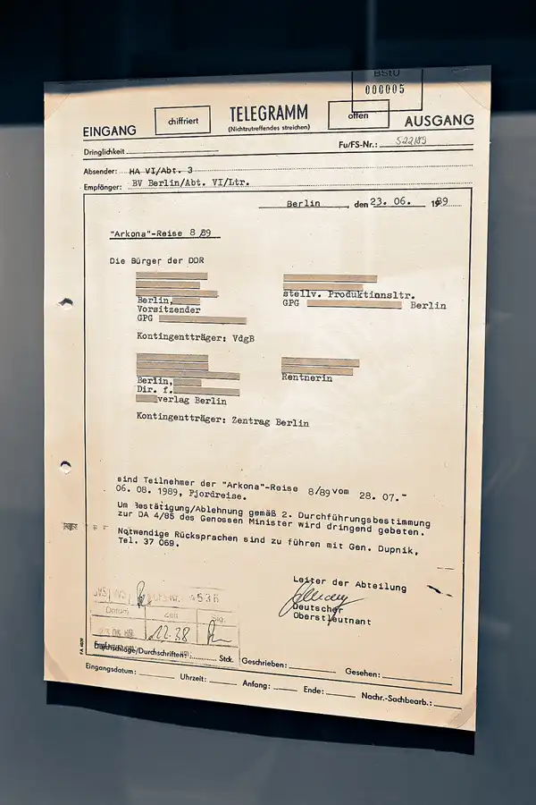 133 | 2024 | Berlin | Stasimuseum – Normannenstrasse | © carsten riede fotografie