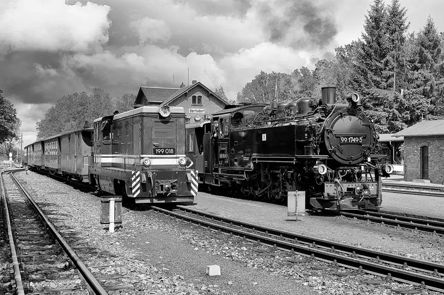 023 | 2024 | Bertsdorf | Zittauer Schmalspurbahn – Bahnhof Bertsdorf | © carsten riede fotografie