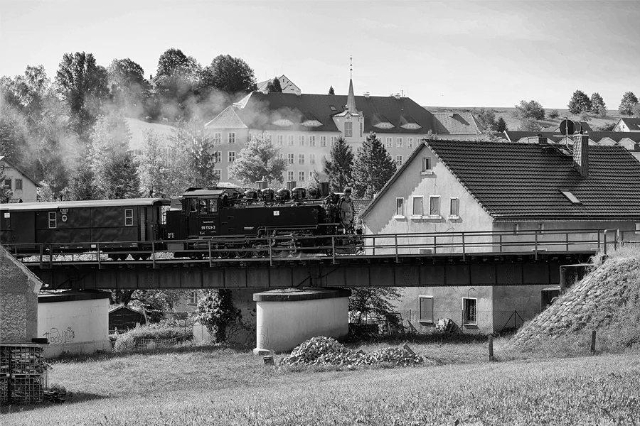 072 | 2024 | Olbersdorf | Zittauer Schmalspurbahn – Brücke Olbersdorf | © carsten riede fotografie