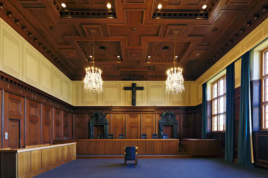 036 | 2025 | Nürnberg | Memorium Nürnberger Prozesse – Saal 600 | © carsten riede fotografie