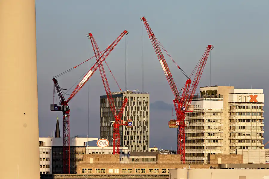 030 | 2025 | Berlin | Blick von der Dachterrasse des Humboldt Forums im Berliner Schloss | © carsten riede fotografie
