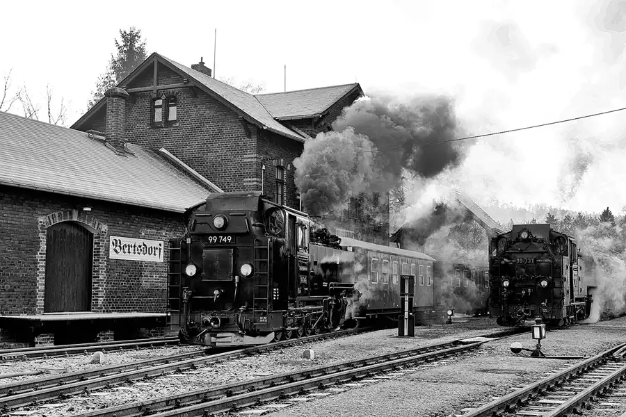 107 | 2025 | Bertsdorf | Zittauer Schmalspurbahn – Bahnhof Bertsdorf | © carsten riede fotografie