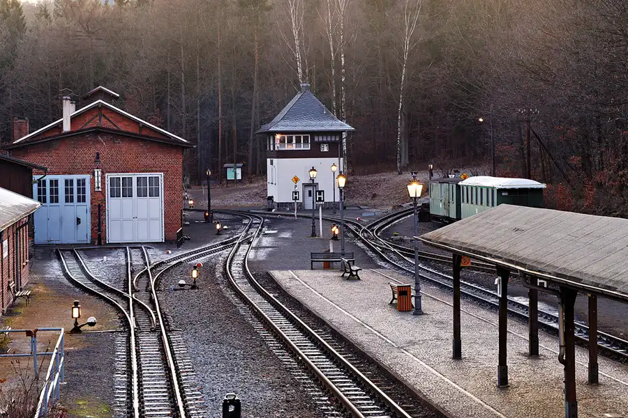 128 | 2025 | Bertsdorf | Zittauer Schmalspurbahn – Bahnhof Bertsdorf | © carsten riede fotografie