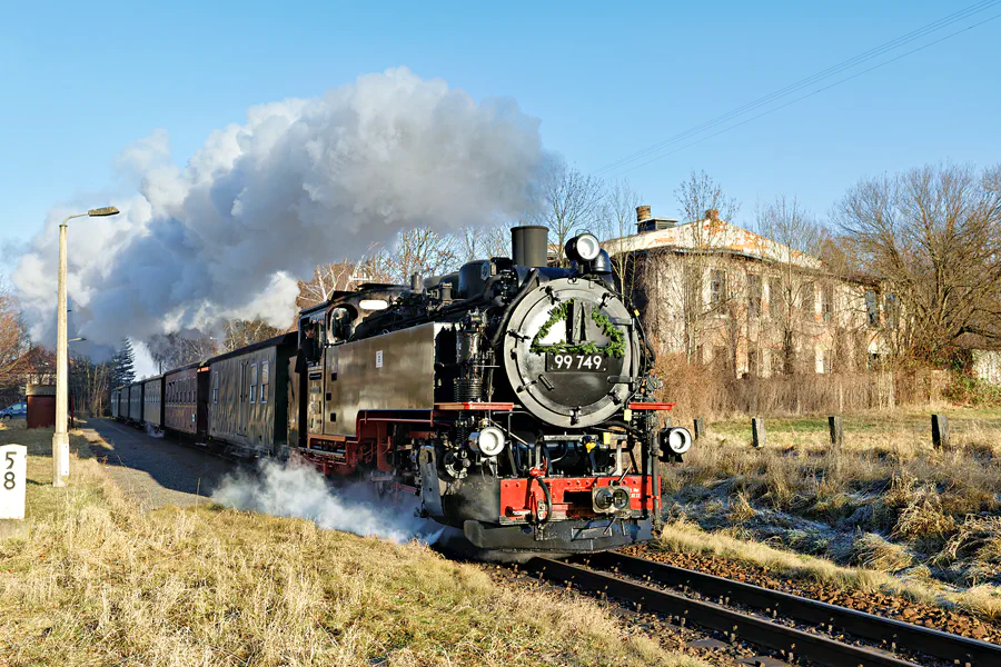 176 | 2025 | Olbersdorf | Zittauer Schmalspurbahn – Bahnhof Olbersdorf Niederdorf | © carsten riede fotografie